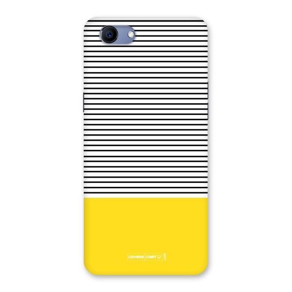 Bright Yellow Stripes Back Case for Oppo Realme 1