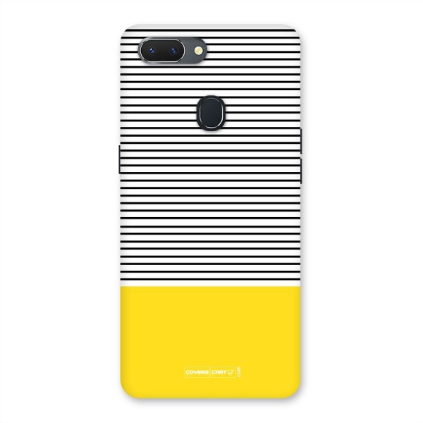 Bright Yellow Stripes Back Case for Oppo Realme 2