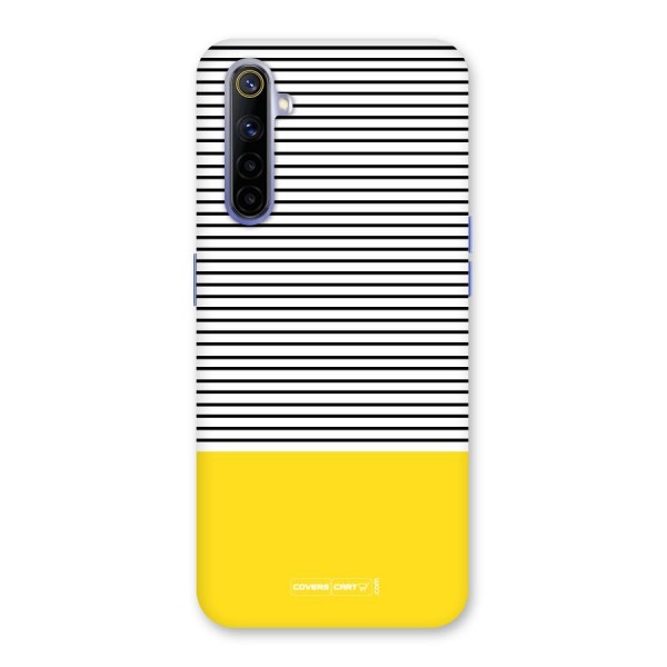 Bright Yellow Stripes Back Case for Realme 6