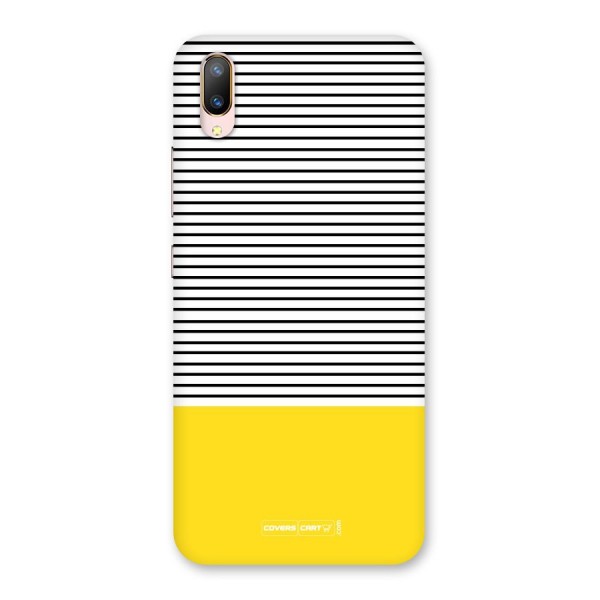 Bright Yellow Stripes Back Case for Vivo V11 Pro