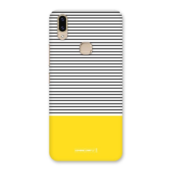 Bright Yellow Stripes Back Case for Vivo V9