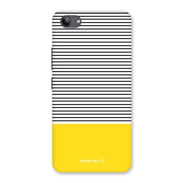 Bright Yellow Stripes Back Case for Vivo Y81i