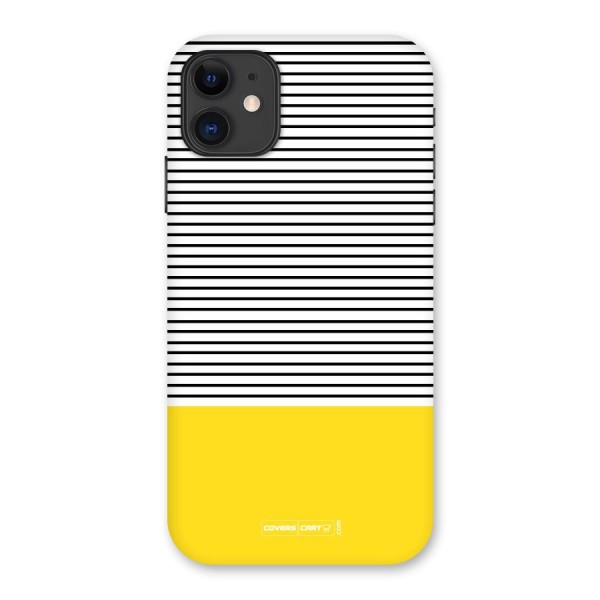 Bright Yellow Stripes Back Case for iPhone 11