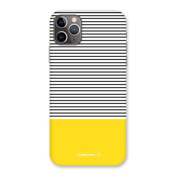 Bright Yellow Stripes Back Case for iPhone 11 Pro Max