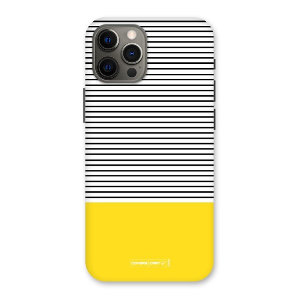 Bright Yellow Stripes Back Case for iPhone 12 Pro Max