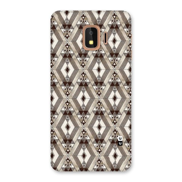 Brown Abstract Design Back Case for Galaxy J2 Core