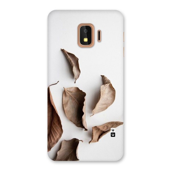 Brown Dusty Leaves Back Case for Galaxy J2 Core