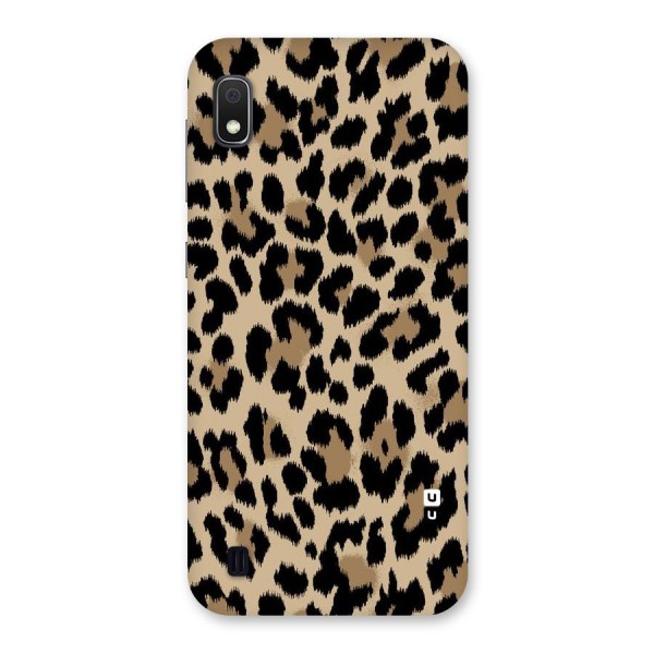 Brown Leapord Print Back Case for Galaxy A10