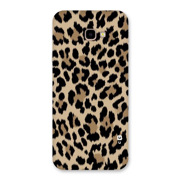 Brown Leapord Print Back Case for Galaxy J4 Plus