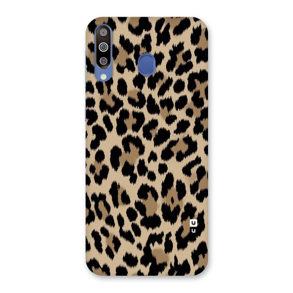 Brown Leapord Print Back Case for Galaxy M30