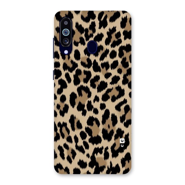 Brown Leapord Print Back Case for Galaxy M40