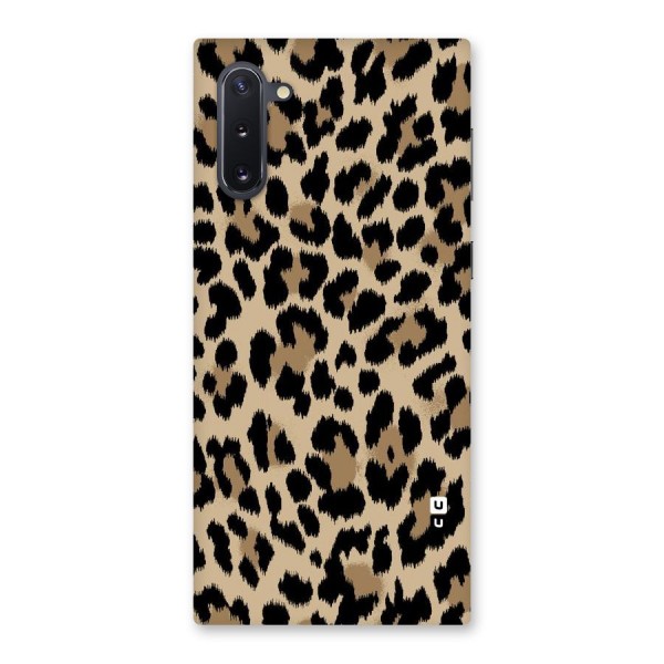 Brown Leapord Print Back Case for Galaxy Note 10