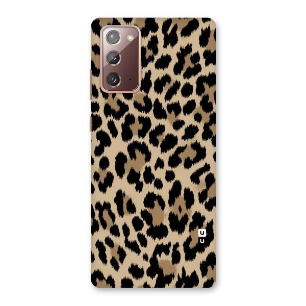 Brown Leapord Print Back Case for Galaxy Note 20