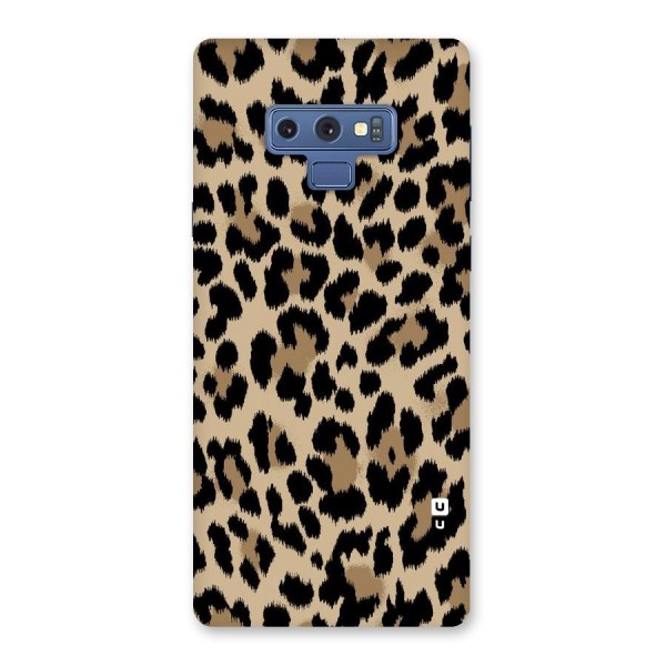 Brown Leapord Print Back Case for Galaxy Note 9