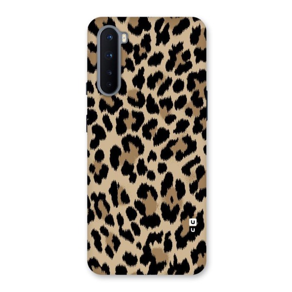 Brown Leapord Print Back Case for OnePlus Nord