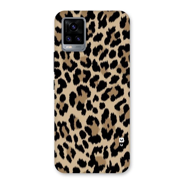 Brown Leapord Print Back Case for Vivo V20