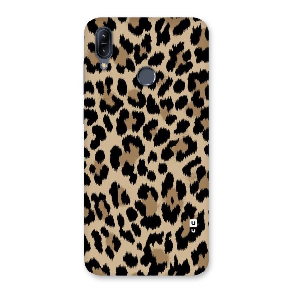 Brown Leapord Print Back Case for Zenfone Max M2