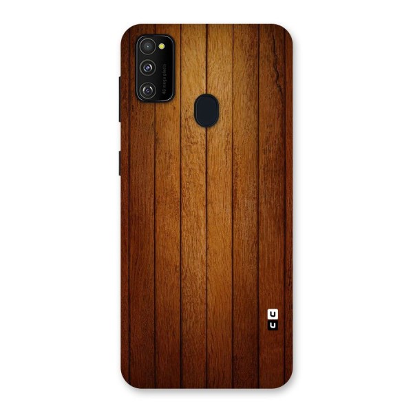Brown Wood Design Back Case for Galaxy M30s