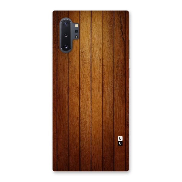 Brown Wood Design Back Case for Galaxy Note 10 Plus