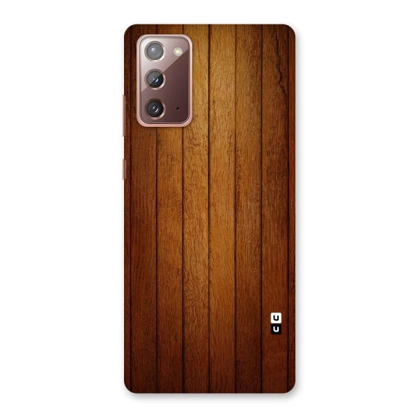 Brown Wood Design Back Case for Galaxy Note 20
