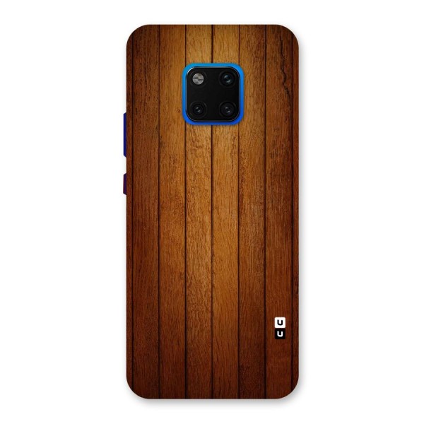 Brown Wood Design Back Case for Huawei Mate 20 Pro