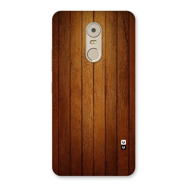 Brown Wood Design Back Case for Lenovo K6 Note