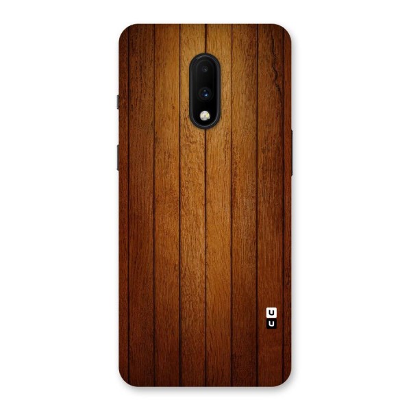 Brown Wood Design Back Case for OnePlus 7