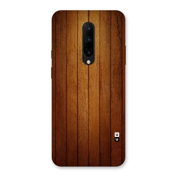 Brown Wood Design Back Case for OnePlus 7 Pro