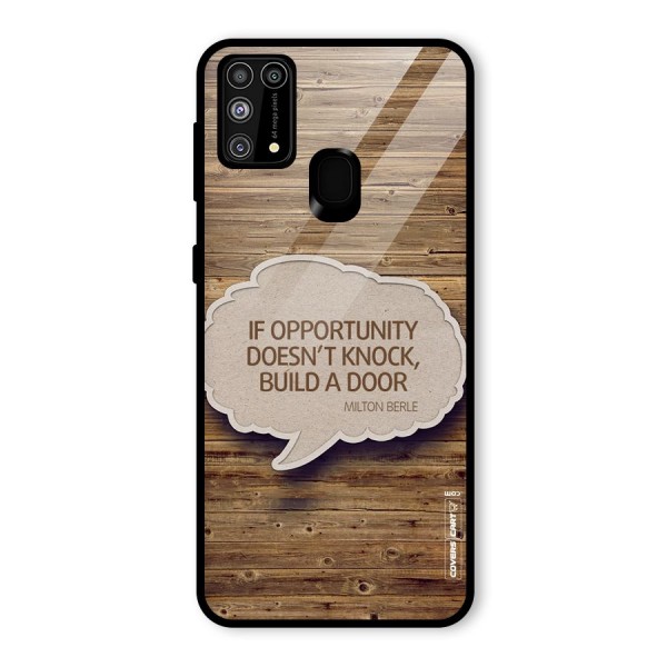 Build Your Door Glass Back Case for Galaxy M31