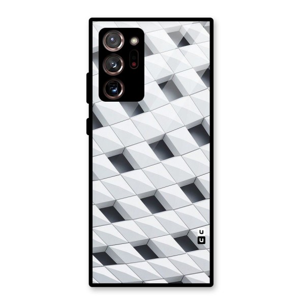 Building Pattern Glass Back Case for Galaxy Note 20 Ultra