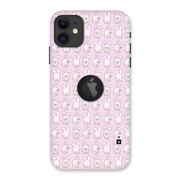 Bunny Cute Back Case for iPhone 11 Logo Cut