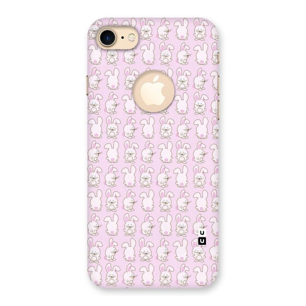 Bunny Cute Back Case for iPhone 8 Logo Cut