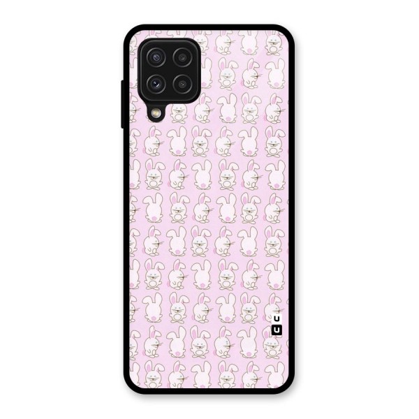 Bunny Cute Glass Back Case for Galaxy A22 4G