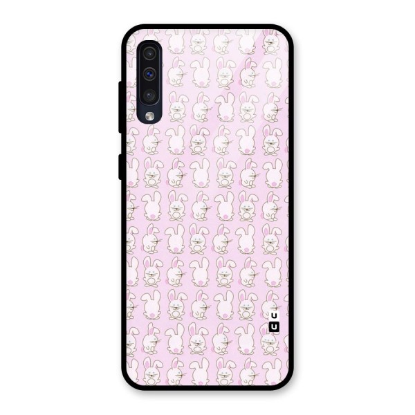 Bunny Cute Glass Back Case for Galaxy A50