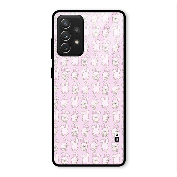 Bunny Cute Glass Back Case for Galaxy A72