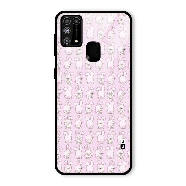 Bunny Cute Glass Back Case for Galaxy M31