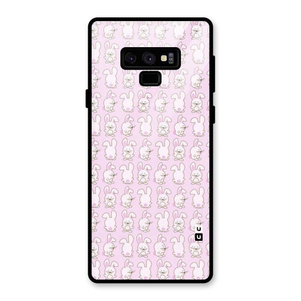 Bunny Cute Glass Back Case for Galaxy Note 9