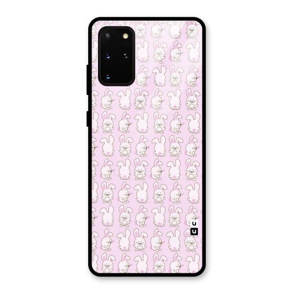 Bunny Cute Glass Back Case for Galaxy S20 Plus