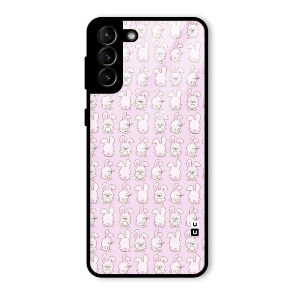 Bunny Cute Glass Back Case for Galaxy S21 Plus