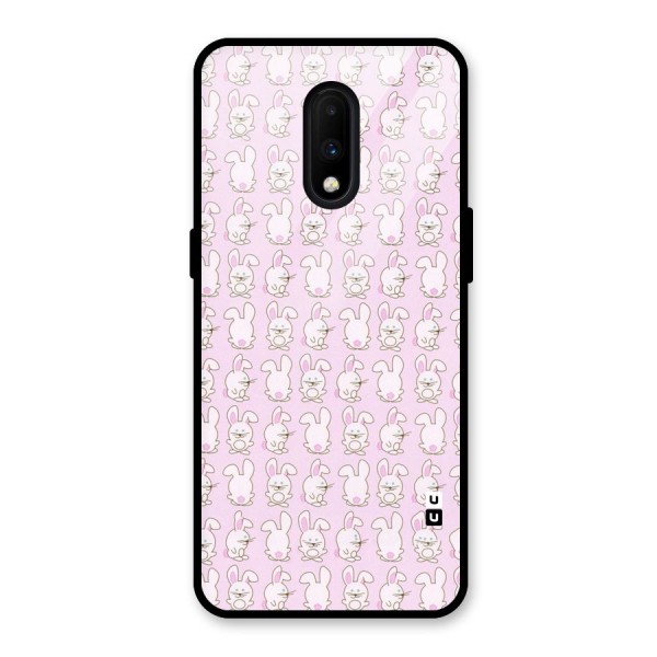 Bunny Cute Glass Back Case for OnePlus 7