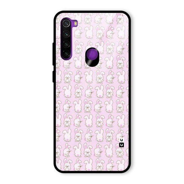 Bunny Cute Glass Back Case for Redmi Note 8