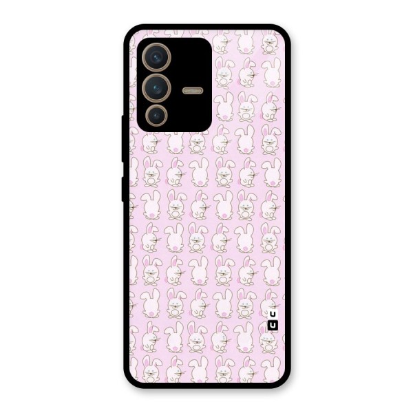 Bunny Cute Glass Back Case for Vivo V23 5G