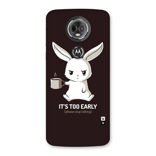 Bunny Early Back Case for Moto E5 Plus