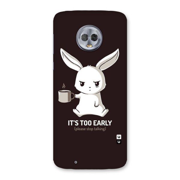 Bunny Early Back Case for Moto G6