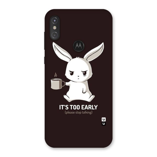 Bunny Early Back Case for Motorola One Power