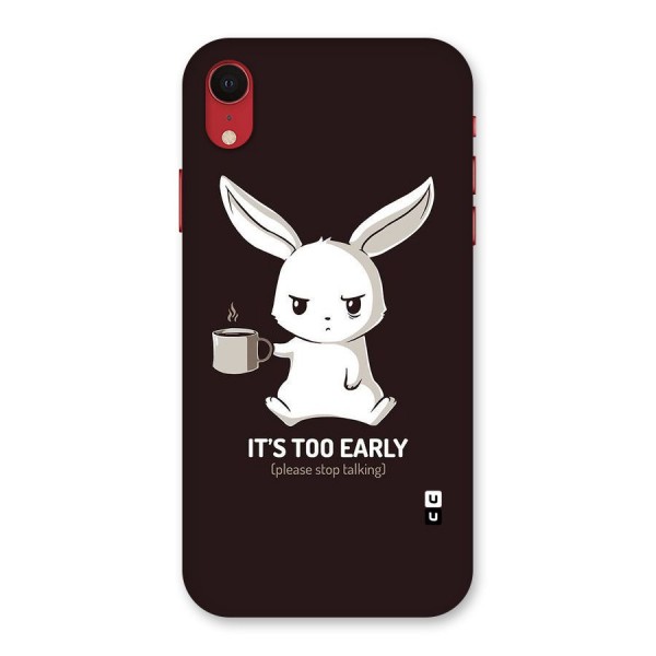 Bunny Early Back Case for iPhone XR