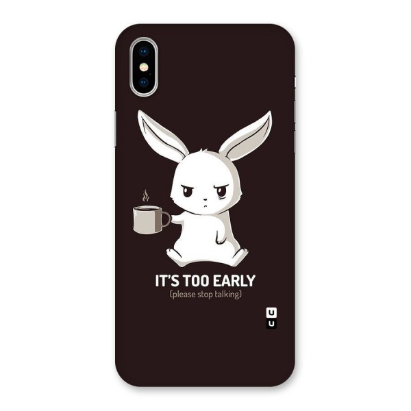 Bunny Early Back Case for iPhone XS