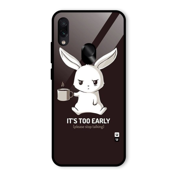 Bunny Early Glass Back Case for Redmi Note 7S