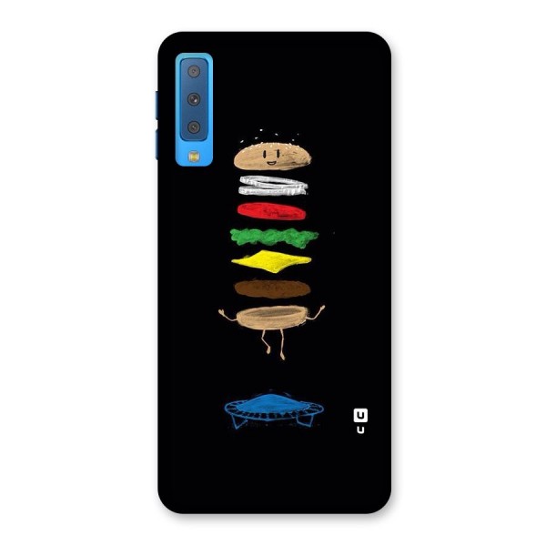 Burger Jump Back Case for Galaxy A7 (2018)