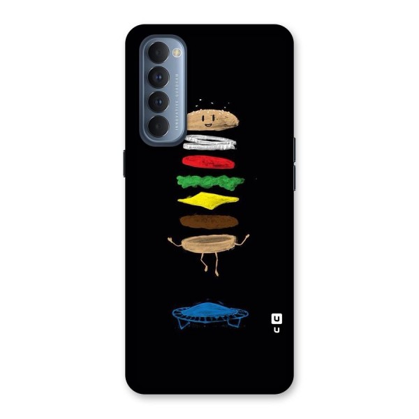 Burger Jump Back Case for Reno4 Pro